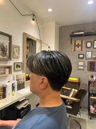 ショート メンズ Lamp所属・🌀メンズパーマ🌀 🐏丸山祐宇🐏のヘアスタイル