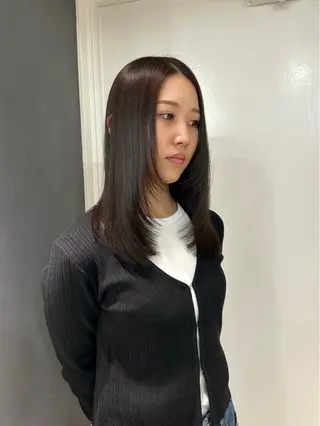 ミディアム cien 【堀江】 eri bobのヘアスタイル