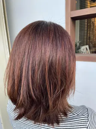 ミディアム 美容室 Jフィドルファドル所属・わきた かずなのヘアスタイル