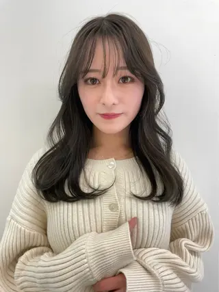 ロング カラー 透明感カラーと映画 美容師/yujiのヘアスタイル