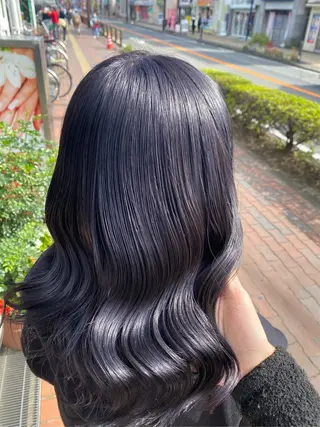 セミロング カラー エリアマネージャー 復活の大澤竜馬のヘアスタイル