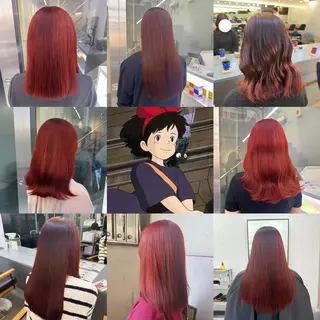 カラー 🍊暖色/ボブヘア chihiro🌼ོのヘアスタイル