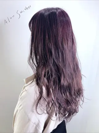 ロング カラー パーマ ヘアアレンジ GRAND OMOTESANDOのヘアスタイル
