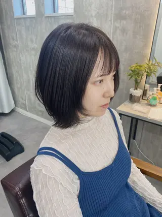 ミディアム カラー 1席のみの 美容室IKKIのヘアスタイル