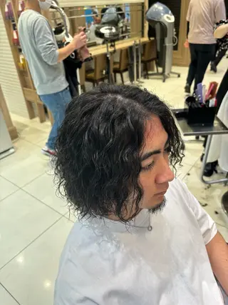 パーマ メンズ 波巻き・カルマ パーマ特化/aoiのヘアスタイル