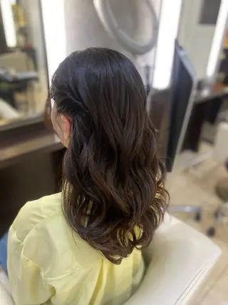 セミロング ヘアアレンジ 石垣廣乃 /Hironoのヘアスタイル