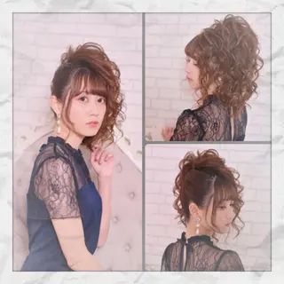 ロング ヘアアレンジ ヘアセット/着付け 𓇼 松本 夏美𓇼のヘアスタイル