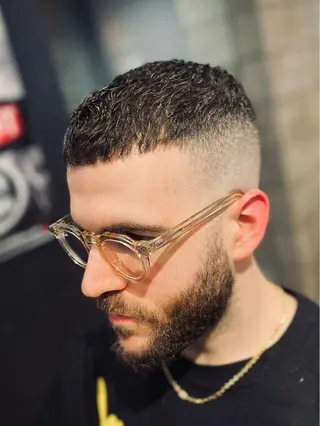 ショート FRANK'S BARBER WEST TOKYO所属・吉祥寺メンズカット hanaのヘアスタイル