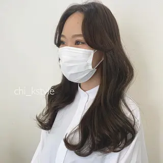 ロング 現地韓国ヘア🇰🇷 Chisaki치사키のヘアスタイル