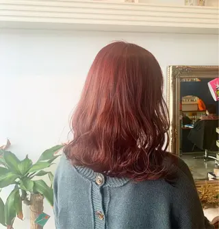 ミディアム カラー ヘアアレンジ 金子 廉のヘアスタイル