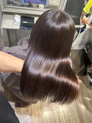 セミロング カラー Mauve 世田谷 きたじまのヘアスタイル