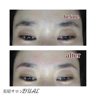 ショート ミディアム セミロング ロング カラー パーマ ヘアアレンジ ネイル マツエク・マツパ 眉毛サロン DUAL 恵比寿の眉毛・アイブロウイメージ