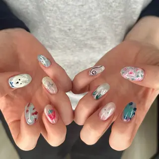 ネイル 小川 柚香のネイルデザイン