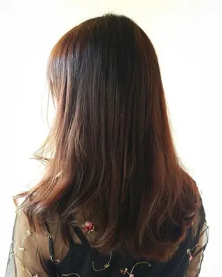 セミロング カラー 高口    雅のヘアスタイル