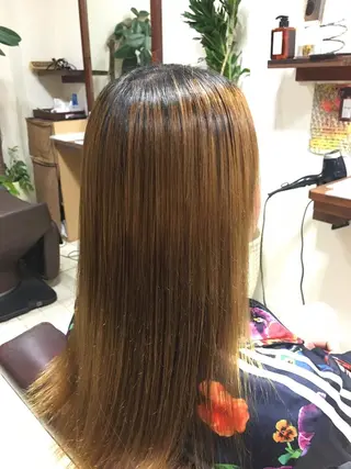 ロング 田中 就のヘアスタイル