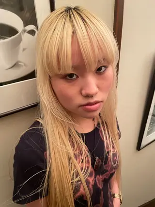 ロング カラー ケアパーマ/ブリーチ daisukeのヘアスタイル