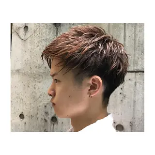 ショート メンズ 大栗 佑也  髪質改善のヘアスタイル