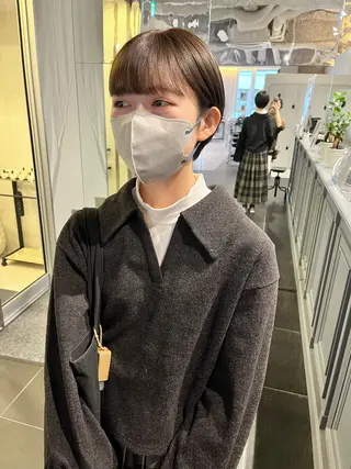 ショート カラー ショート/パーマ/ カラー/FUKOのヘアスタイル