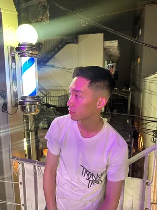 ショート メンズ Barber Tribe所属・メンズショート/ フェード/超駅近のヘアスタイル