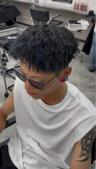 パーマ メンズ HOMME    BLANCHE所属・札幌メンズスタイル SEIRAのヘアスタイル
