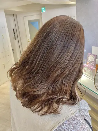 カラー セミロング メンズパーマ/ メンズカット/タクヤのヘアスタイル