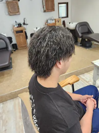 ショート パーマ 店長 とみー / ツヤ感＆似合わせのヘアスタイル