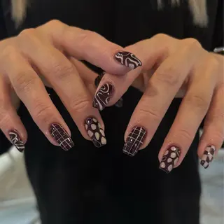 ネイル 個性派ニュアンス ネイル Nao.のネイルデザイン