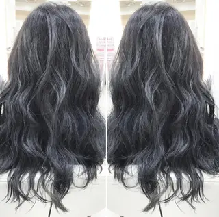 ロング カラー 大澤 碧のヘアスタイル