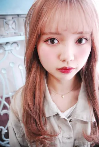 ロング カラー パーマ ヘアアレンジ メンズ 表参道Lise おおいしおりのヘアスタイル