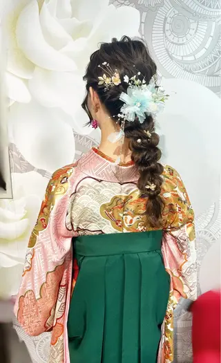 ロング laera 佐藤のヘアスタイル