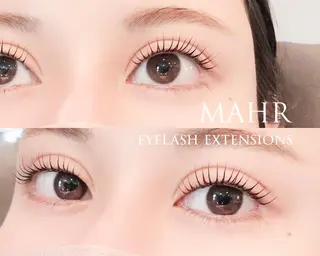 マツエク・マツパ MAHR 表参道店のマツエク・マツパデザイン