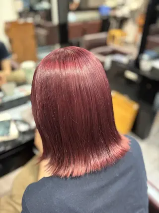 ミディアム カラー 💎耳ツボ 暖色カラーしおり💎のヘアスタイル