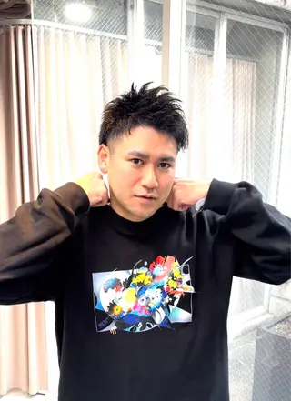 ショート メンズ HARUKI  MINATO Japan広島紙屋町店所属・hmj紙屋町店 脊戸智志のヘアスタイル