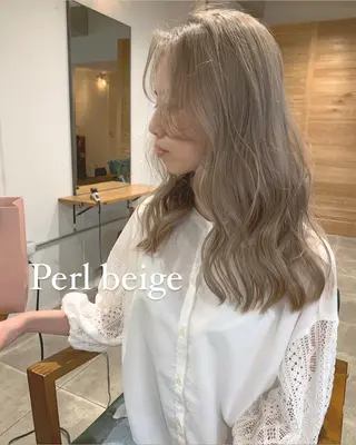 セミロング カラー 韓国風/顔周りカット /髪質改善RYOTAのヘアスタイル