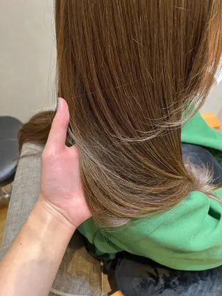 ロング カラー 💜N°大分💜 三浦のヘアスタイル