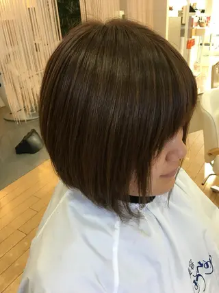 ミディアム カラー 美容しょうへいの店  西長岡所属・斎藤 舞香のヘアスタイル