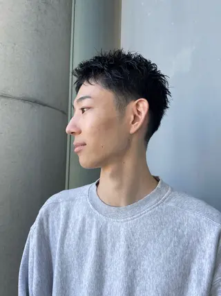 ショート メンズ ⚾️横浜メンズカット 阿部龍馬🍺🍔のヘアスタイル