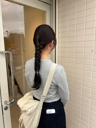 ロング 桑本 さと子のヘアスタイル