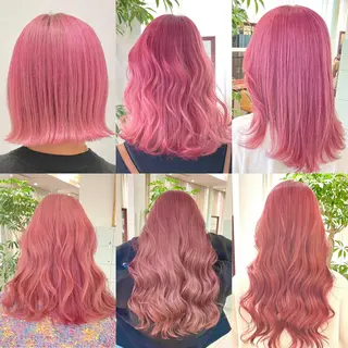 ロング カラー ヘアアレンジ 🧸ハイトーン🧸 ゆっきー🧸のヘアスタイル