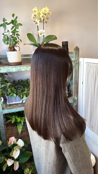 ロング Yoshida Yukoのヘアスタイル