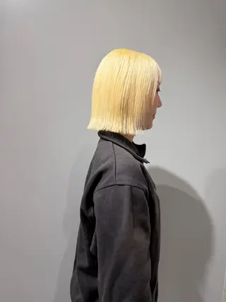 ミディアム ショート 嶋津祥希のヘアスタイル