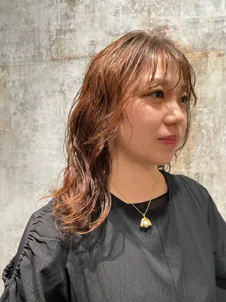 ロング パーマ 【お洒落パーマ】 Elme　肥塚康汰郎のヘアスタイル