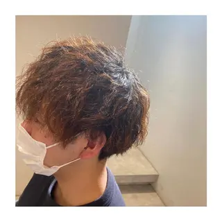 ショート パーマ 小國 綾かのヘアスタイル