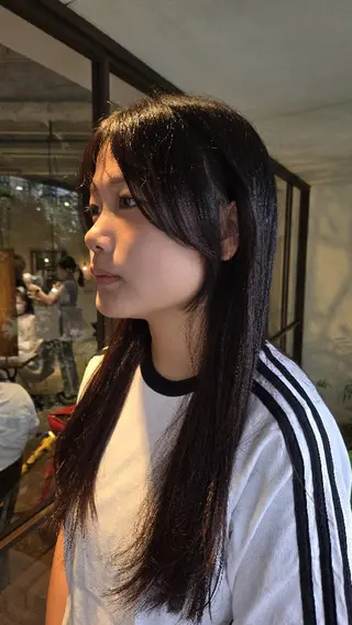 ロング ヘアアレンジ 韓国好き🇰🇷 美容師MIKUのヘアスタイル