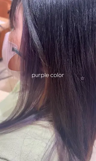 カラー 長谷川 七海のヘアスタイル