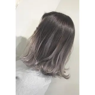 ミディアム カラー 似合わせ提案サラ艶♡ 彩華のヘアスタイル