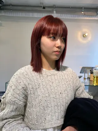 ミディアム カラー iroha/ n.w.h🎀のヘアスタイル