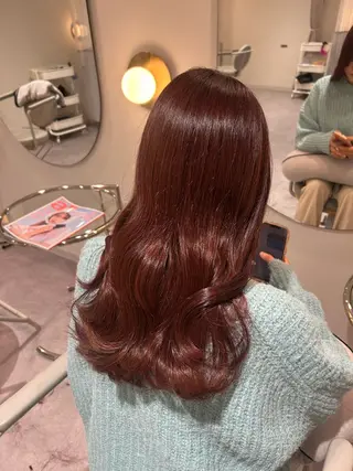 セミロング カラー 美髪✨艶髪✨髪質改善 カラー特化❕阿部里美のヘアスタイル