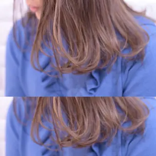 ミディアム カラー ハイトーンカラー RYUのヘアスタイル