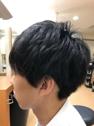 ショート パーマ メンズ mod'shair船橋所属・ムロオカ ヨシキのヘアスタイル